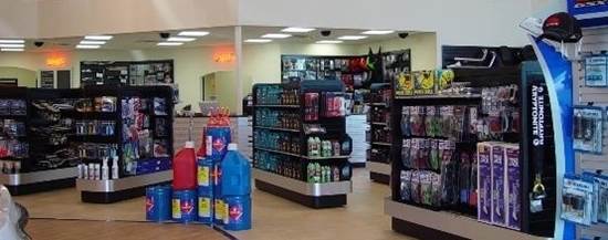 products inside the store